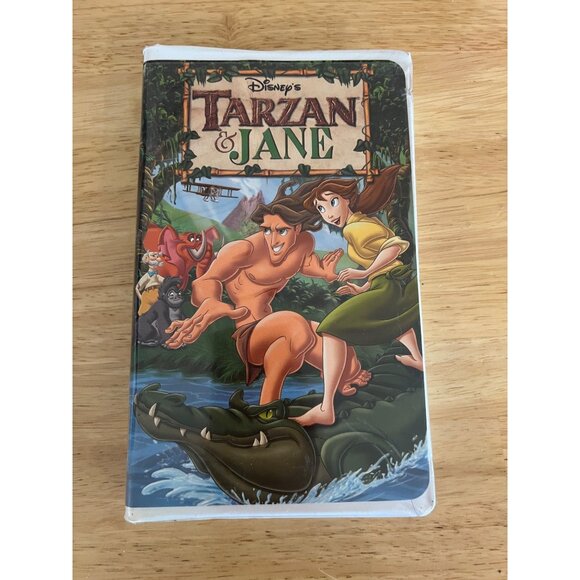 Disney's Tarzan & Jane VHS Movie Classic Vintage Family Adventure Comedy - Picture 1 of 4